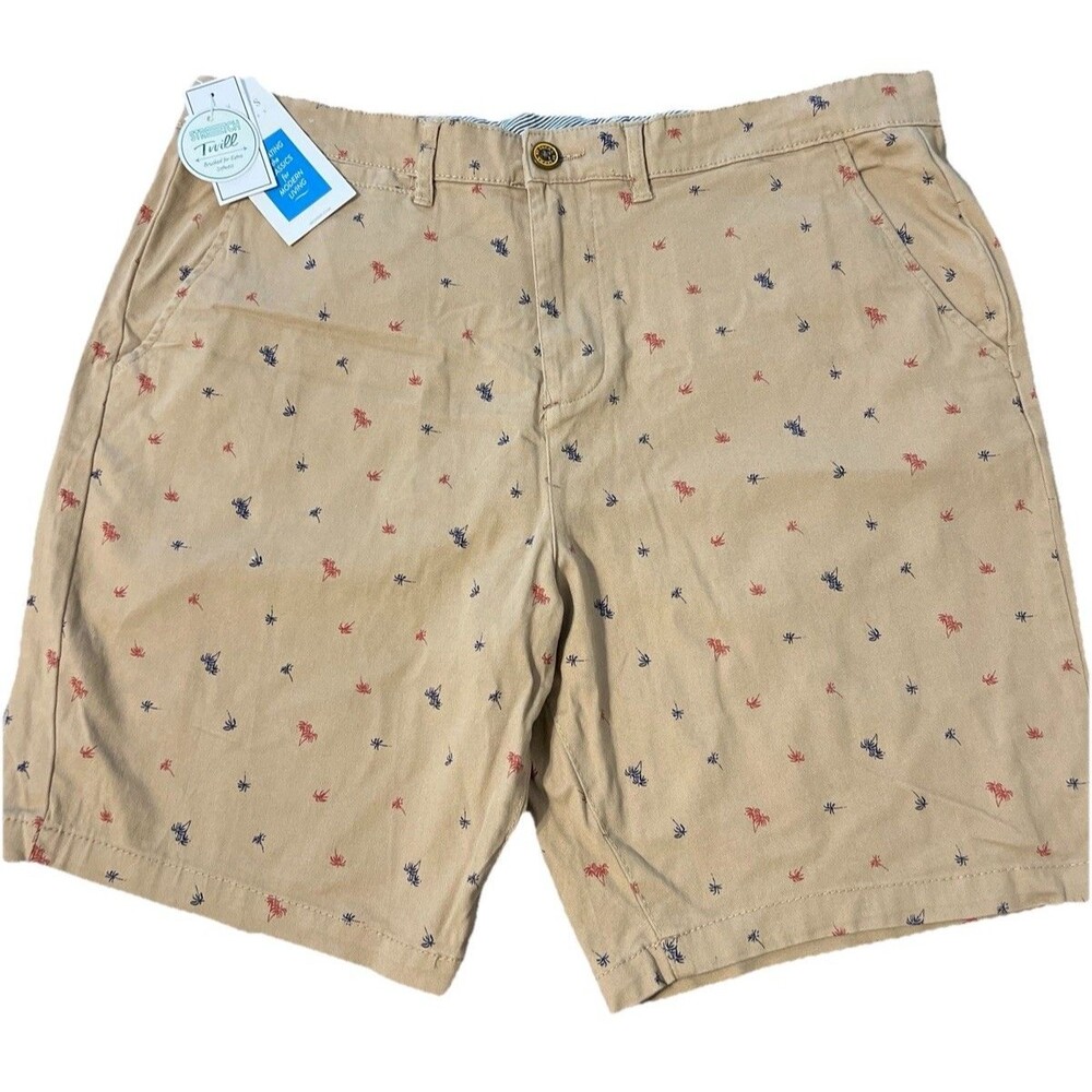 Jachs New York NWT Bleecker Short Printed Palm Tree Chinos Men’s Size 36